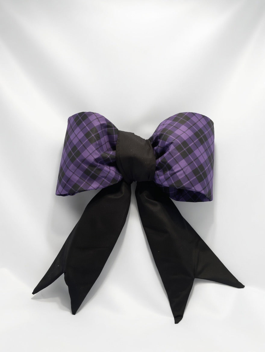 Black & Purple Plaid Mini